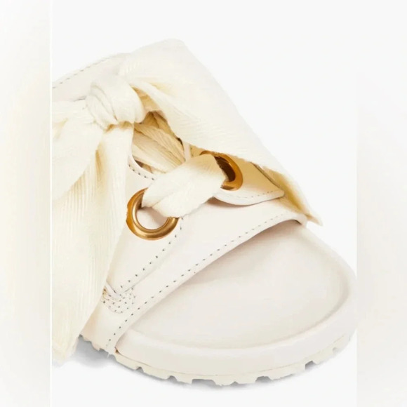 Zimmermann Bow Slides Ivory Size EU 41/ US 10.5 - Picture 3 of 12